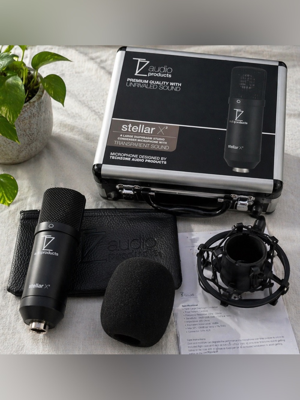 [NEW] Large Diaphragm Cardioid Condenser XLR Microphone USA Made